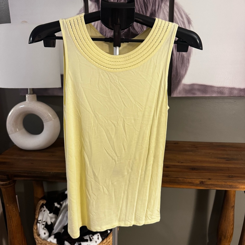 Ann Taylor Factory Tank Yellow